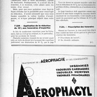 3211 - Page 2794-LVI - Correspondance. Divers. Action en réduction du loyer / Application de la réduction de 10% aux honoraires d’expertise / Prescription des honoraires