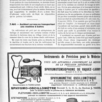 3217 - Page 2800-LXII - Correspondance. Accidents du travail. Soins à la victime d’un accident d’automobile / Accident survenu en transportant une machine à battre