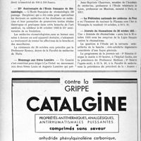 3231 - Page 2810-VIII - Dernières nouvelles. Faculté de médecine de Paris / 25e Anniversaire de l’Ecole Française de Stomatologie / Hommage aux frères Lumière / Hommage au Professeur Chauveau / La Fédération nationale des médecins du Front / Journée du rhumatisme du 28 octobre 1935