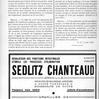 3235 - Page 2814-XII - A travers l'officiel. Le secret du placement des pupilles de l’Assistance publique / Droit d’une infirmière de faire des piqûres