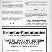 3236 - Page XIII-2815 - A travers l'officiel. Déduction des dépenses pour grosses réparations / Correspondance. Application du tarif des accidents du travail. Arrachement d’ongle / Opérations concomitantes