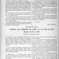 3279 - Page 2856 - Partie professionnelle. Chronique automobile. Compte rendu du 29° salon de l'automobile / Syndicat des médecins du Bugey et du pays de Gex. Réunion du 30 juin 1935
