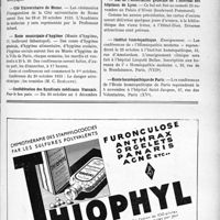 3306 - Page VII-2877 - Dernières nouvelles. Académie de médecine / Cité Universitaire de Rome / Ecole municipale d’hygiène / Confédération des Syndicats médicaux Français / Bal de l’Association générale de l’internat des hôpitaux de Lyon / institut homéopathique / Ecole homéopathique de Paris