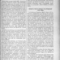 3330 - Page 2901 - Partie scientifique. L’actualité scientifique. La presse. Valeur de la réaction myasthénique [(Paris Médical, 13 juillet 1935)] / Conduite à tenir en présence d’un décollement de la rétine [(Paris Médical, 29 juin 1935)]