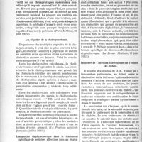 3331 - Page 2902 - Partie scientifique. L’actualité scientifique. La presse. Conduite à tenir en présence d’un décollement de la rétine [(Paris Médical, 29 juin 1935)] / Les séquelles de la cholécystectomie [(La Pratique médicale Française, juillet 1935)] / L’anatoxine staphylococcique dans le traitement spécifique de certaines affections dues au staphylocoque [(La Presse Médicale, 17 juillet 1935)] / Influence de l’infection tuberculeuse sur l’évolution du diabète [(la Pratique médicale Française, juillet 1935)]