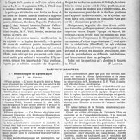3334 - Page 2905 - Partie scientifique. L’actualité scientifique. Les congrès. Congrès de la goutte et de l’acide urique, (Vittel, 14, 15 et 16 septembre 1935). Rapports (analyses). Formes cliniques de la goutte aiguë