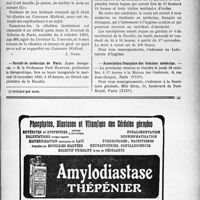 3370 - Page VII-2937 - Dernières nouvelles. Explications / Faculté de médecine de Paris / Laboratoire d’hygiène de la Faculté de médecine de Paris / Association Française des femmes médecins