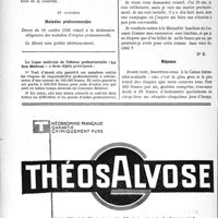 3375 - Page 2942-XII - A travers l’officiel. Hygiène publique / Maladies professionnelles / Correspondance. Au sujet de la retraite que peut s’assurer un médecin