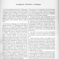 3378 - Page 2945 - Propos du jour. La médecine « Préventive » en Belgique [J. Noir]