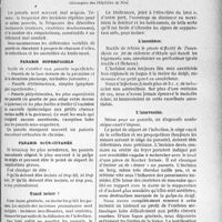 3384 - Page 2951 - Partie scientifique. Travaux originaux. Du traitement des panaris, par le Docteur J. -P. Grinda. Panaris superficiels / Panaris sous-cutanés. Quand inciser ? / L'anesthésie / L’intervention