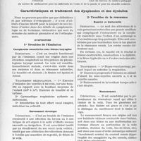 3387 - Page 2954 - Partie scientifique. Travaux originaux. Les enfants qui parlent mal, par les Docteurs G. cle Parrel et Henriette Hoffer. Caractéristiques et traitement des dysphonies et des dyslalies. Dysphonies. Troubles de l’Emission / Troubles de la résonance