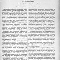 3390 - Page 2957 - Partie scientifique. Travaux originaux. La clinique cardiologique au goût du jour. Chez un ancien blessé de poitrine, la persistance d’une tachycardie signale un projectile cardiaque, ou juxtacardiaque, d’après le Professeur Ed. Doumer. Une observation clinique intéressante