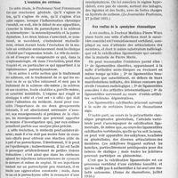 3392 - Page 2959 - Partie scientifique. L'actualité scientifique. La presse. L’évolution des cirrhoses [(Le Journal des Praticiens, 27 juillet 1935)] / Aux confins de la spondylose rhizomélique [(Revue du rhumatisme, juillet 1935)] / Vaccination contre la diphtérie avec l’anatoxine de Ramon [(Le Progrès Médical, 20 juillet 1935)]