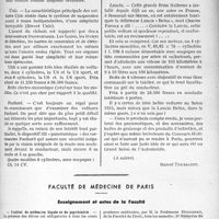 3422 - Page 2985 - Partie professionnelle. Chronique automobile. Compte rendu du 29° Salon de l’Automobile (suite) / Faculté de médecine de Paris. Enseignement et actes de la faculté