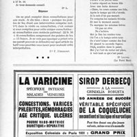 3437 - Page 3000-LXVI - Correspondance. Application du tarif des accidents du travail. Pointes de feu effectuées dans une consultation avec médecin patronal / Les deux aiguilles d’une montre