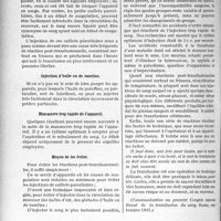 3471 - Page 3030 - Partie scientifique. Travaux originaux. Quinze années de pratique de la transfusion du sang sans aucun choc, ni aucune réaction poste-transfusionnelle, par le Docteur A. Bécart. Embolie gazeuse / Injection de caillots / Injection d’huile ou de vaseline / Manoeuvre trop rapide de l’appareil / Moyen de les éviter
