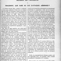 3478 - Page 3037 - Partie professionnelle. Bulletin de l’Actualité. Finalement, que faire au cas d’attaques aériennes?