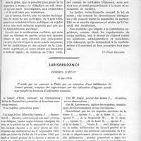3484 - Page 3043 - Partie professionnelle. Loi des pensions. Ordonnances médicales conformes à une moyenne. La répercussion de la peine de suspension / Jurisprudence [Dr Paul Boudin]