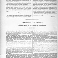 3493 - Page 3052 - Partie professionnelle. Nos réunions médicales. Le premier congrès international de la transfusion du sang (Rome 26-29 septembre 1935) / Chronique automobile. Compte rendu du 29e salon de l’automobile (suite et fin)