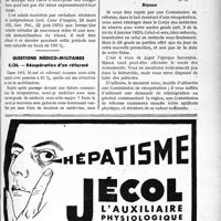3508 - Page LXV-3067 - Correspondance. Accidents du travail. Consolidation de la blessure ; rechute / Questions médico-militaires. Récupération d’un réformé