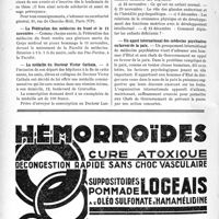 3519 - Page 3074-VIII - Dernières Nouvelles. L'association générale des médecins de France / La Fédération des médecins du front et le 11 novembre / La médaille du Docteur Victor Cathala / Ecole des parents, 31 / Un appel international des médecins psychiatres en faveur de la paix