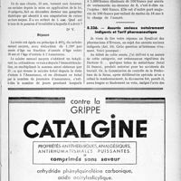3524 - Page XIII-3079 - Correspondance. Assurances sociales. Pension d’invalidité d’un assuré social / Assurés sociaux notoirement indigents et Tarif pharmaceutique