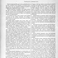 3531 - Page 3086 - Partie scientifique. Travaux originaux. Clinique chirurgicale infantile. Quelques malades vus à la consultation du lundi, Professeur L. Ombeédanne