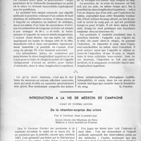 3537 - Page 3092 - Partie scientifique. Travaux originaux. Ce que pratiquement le médecin doit savoir. du mélaena grave des nouveau-nés, d'après le Docteur R. Aumond. La transfusion sanguine, traitement héroïque des cas graves [G. Fischer] / Introduction à la vie de médecin de campagne. De la rétention-surprise des urines, par le Docteur Jean Camescasse