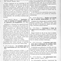 3546 - Page 3101 - Partie scientifique. L’Actualité scientifique. Les Thèses. Pneumothorax artificiel et travail, par Dr P. Dartiguepeyrou, Librairie Maloine, 1935 / Contribution à l’étude de l’anatomie de l’amygdale palatine et des suppurations péri-amygdaliennes, par Dr André E. Martin, 1935 / La vaccination contre le typhus exanthématique par virus vivant bilié, par Dr J. -P. Blaizot, 1935 / Paraplégies tardives par projectile latent dans les blessures du rachis, par Dr Roger Michel, 1935 / Hygiène de la bouche dans la pyorrhée alvéolo-dentaire, par Dr D. Strulovici, 1935 / Contribution à l’étude des rapports du foie et du diabète, par Dr S. Mozis, 1935 / L’ostéoclasie après perforation dans le redressement des courbures rachitiques des membres inférieurs, par Dr J. Cuvillier, 1935 / Les splénomégalies familiales, par Dr G. Bréhier, 1935