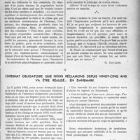 3552 - Page 3107 - Partie professionnelle. Bulletin de l’Actualité. L'homme, cet inconnu… / L’internat obligatoire que nous réclamons depuis vingt-cinq ans va être réalisé en Danemark