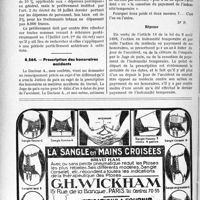 3581 - Page 3136-LXVI - Correspondance. Questions diverses. Prélèvement sur divers traitements / Prescription des honoraires accidents