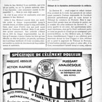 3588 - Page V-3139 - La défense du médecin par la ligue médicale de défense professionnelle, (Sou Médical). Défense de la réputation professionnelle du médecin