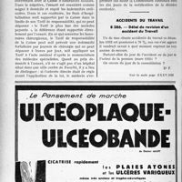 3593 - Page 3144-X - Correspondance. Assurances sociales. Droit aux prestations de l’assurance-maladie en cas de retraite / Accidents du travail. Délai de révision d’un accident du Travail