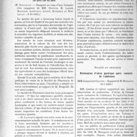 3633 - Page 3172 - Partie scientifique. L'Actualité scientifique. Les Sociétés Savantes. Paris. Académie de médecine. La question du pain, (8-10-1935) / Effets de l’hormone masculine administrée par différentes voies, (8-10-1935) / Société de chirurgie. Perforation d’ulcus gastrique après contusion de l’abdomen, (10-7-1935)