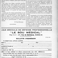 3660 - Page XLI-3191 - Cabinet breitel et goret. Questions diverses. Droit d’apposer une plaque / Un étudiant ne peut remplacer un médecin décédé