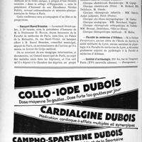 3671 - Page 3198-VIII - Dernières nouvelles. Prix Nobel de médecine pour 1935 / Les Voix latines / Banquet Raoul Brandon / Faculté de médecine de Paris / Faculté de médecine d’Athènes / Institut d’actinologie