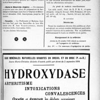 3674 - Page XI-3201 - Dernières nouvelles. Hôpitaux de Besançon / Hôpital de Cherchell (Algérie) / Hôpital de Ménerville (Algérie) / Fiançailles / A Travers l’officiel. Service de santé militaire / Décrets-lois / Enseignement de la médecine