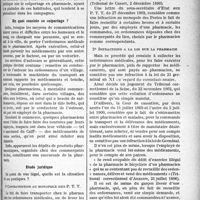 3704 - Page 3231 - Partie professionnelle. Bulletin de l’Actualité. La pratique illégale du colportage en pharmacie constitue un danger pour les médecins, les pro pharmaciens, les pharmaciens et pour la santé publique