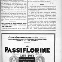 3724 - Page LVII-3251 - Correspondance. Accidents. Les appareils de prothèse ne sont pas à la charge du patron de l’accidenté / Accident de droit commun. Refus de se laisser contre-visiter par le médecin de l’Assurance