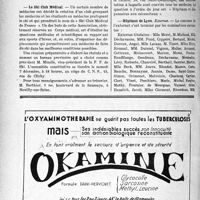 3817 - Page 3336-X - Dernière Nouvelles. Hôpital clinique de la Glacière / Le Ski Club Médical / Hôpital Municipal de Neuilly-sur-Seine / Société médicale de l’Opéra / Hôpitaux de Lyon