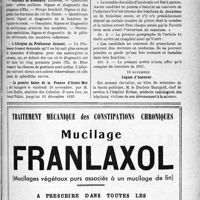 3818 - Page XI-3337 - Dernière Nouvelles. Hôpitaux de Lyon / Hôpitaux de Bordeaux / L’Allergine du Professeur Jousset / Le premier Salon de la France d’Outre-Mer / A Travers l’officiel. Enseignement de la médecine / Légion d’honneur