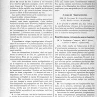 3839 - Page 3358 - Partie scientifique. L’Actualité scientifique. Les Sociétés Savantes. Paris. Société médicale des hôpitaux de Paris. Le cancer métastatique du foie à début douloureux, (18-10-1935) / A propos de l’hypercarotinémie, (28 juin 1935) / Propriétés physico-chimiques du sang des hypertendus, (5 juillet 1935)