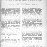3842 - Page 3361 - Partie scientifique. L’Actualité scientifique. Thérapeutique. L'action curative rénale à prédilection azoturique du glucoside de la scille