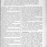 3850 - Page 3369 - Partie professionnelle. Honoraires médicaux — compétence du tribunal du lieu où les soins ont été donnés (loi du 6 avril 1932)