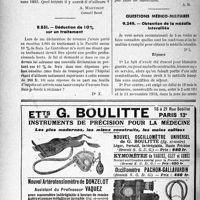 3869 - Page 3388-LVIII - Correspondance. Fiscalité. Communication du livre-journal au Contrôleur / Déduction de 10% sur un traitement / Questions médico-militaires. Obtention de la médaille interalliée