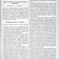 4004 - Page 3497 - Partie scientifique. L'actualité scientifique. Les Sociétés Savantes. Paris. Académie de médecine. Centre de recherches sur la stérilité conjugale involontaire, (5-11-1935) / Le bismuth préventif de la syphilis, (5-11-1935)