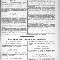 4012 - Page 3501 - Partie scientifique. L'actualité scientifique. XVIIIe Session de l’assemblée Française de médecine générale. Le rachitisme en France, par G. Blechmann / Les livres qui viennent de paraître...