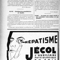 4043 - Page 3522-LVI - Correspondance. Application du tarif des accidents du travail. Fracture de la clavicule / Certificat de consolidation en double / A propos du cumul interdit, ne pas confondre « intervention » et « pansement »