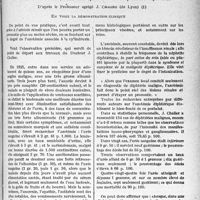 4072 - Page 3547 - Partie scientifique. La clinique au goût du jour. Pour le pronostic de la Diphtérie maligne, la valeur de l’association azotémie-cylindrurie est de première importance, d’après le Professeur agrégé J. Chalier. En voici la démonstration clinique