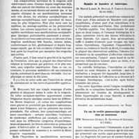 4077 - Page 3552 - Partie scientifique. L'actualité scientifique. Les Sociétés Savantes. Paris. Société médicale des hôpitaux de Paris. Un cas de méningo-myélite morbilleuse, (25-10-1935) / Maladie de Basedow et tuberculose, (25-10-1935) / Société de gastro-entérologie de Paris. Un cas de rectite gonococcique aiguë chez un nourrisson, (8-7-1935)